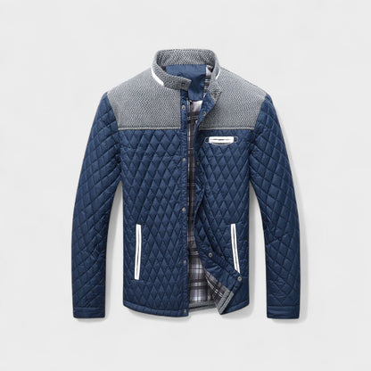 Chaqueta Hombre Acolchada Resistente Corte Clásico