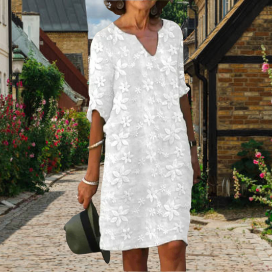 Vestido Mujer Bordado Ajuste Elegante para Invitadas y Eventos - Mavetta