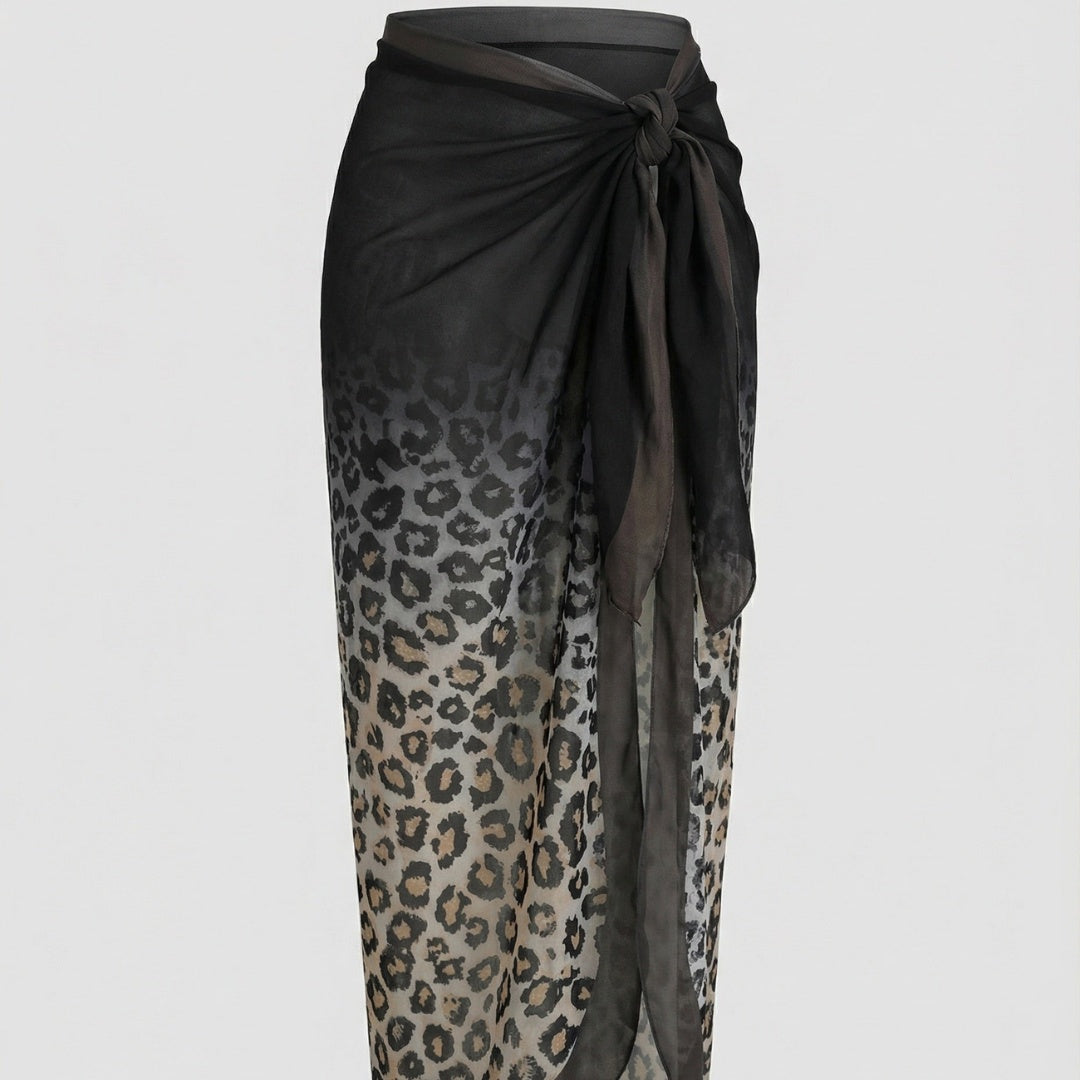 Pareo Envolvente Mujer Estampado Nudo Lateral