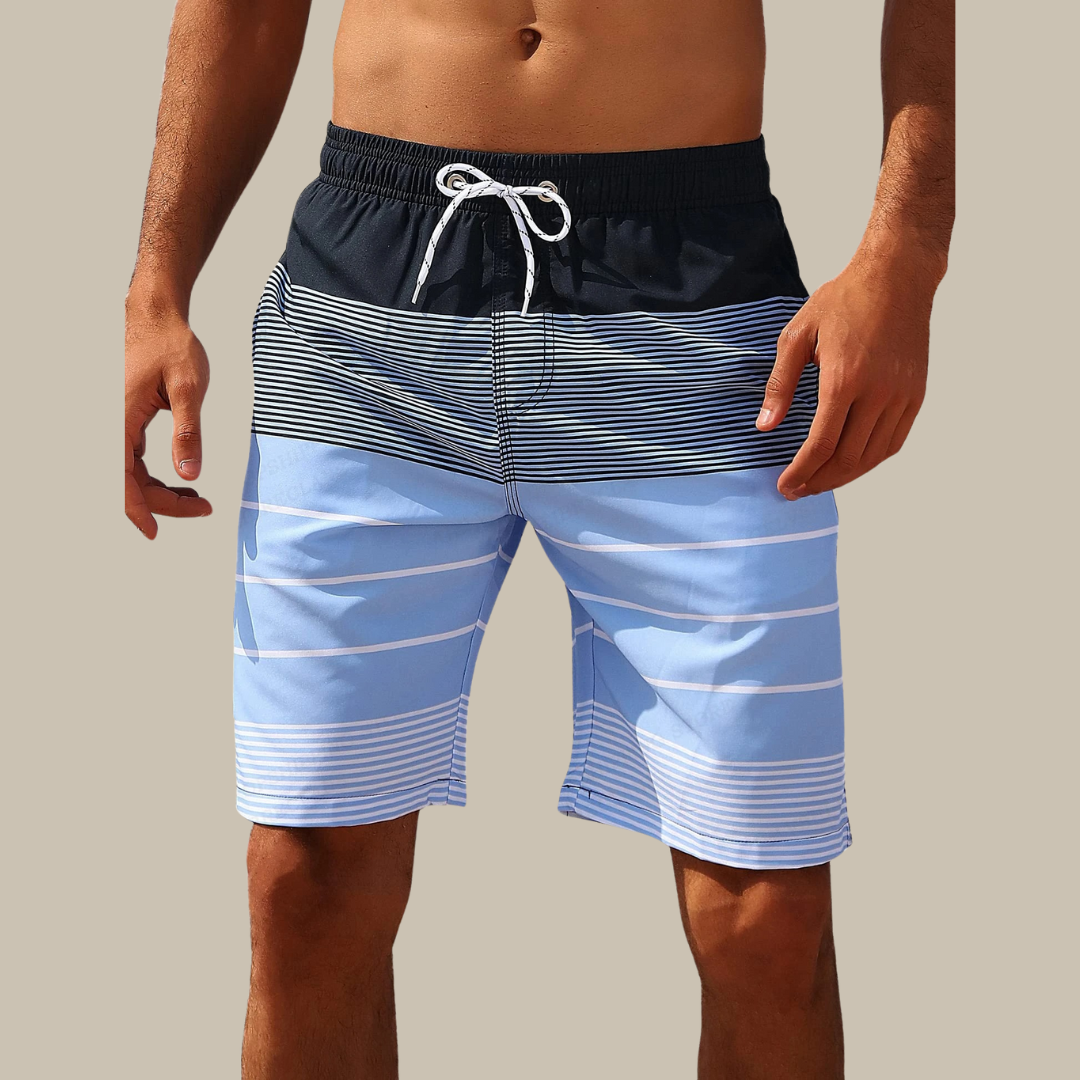 Bañador Corto Hombre Estampado Cordón Ajustable - Mavetta