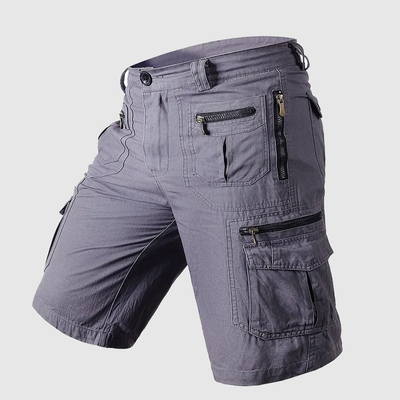Pantalón Corto Cargo Hombre con Bolsillos Multiples