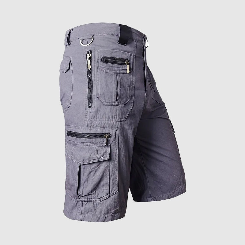 Pantalón Corto Cargo Hombre con Bolsillos Multiples