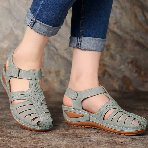 Sandalias Mujer Punta Abierta Diseño Comodo Primavera