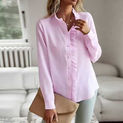 Blusa mujer ligera verano sin mangas elegante