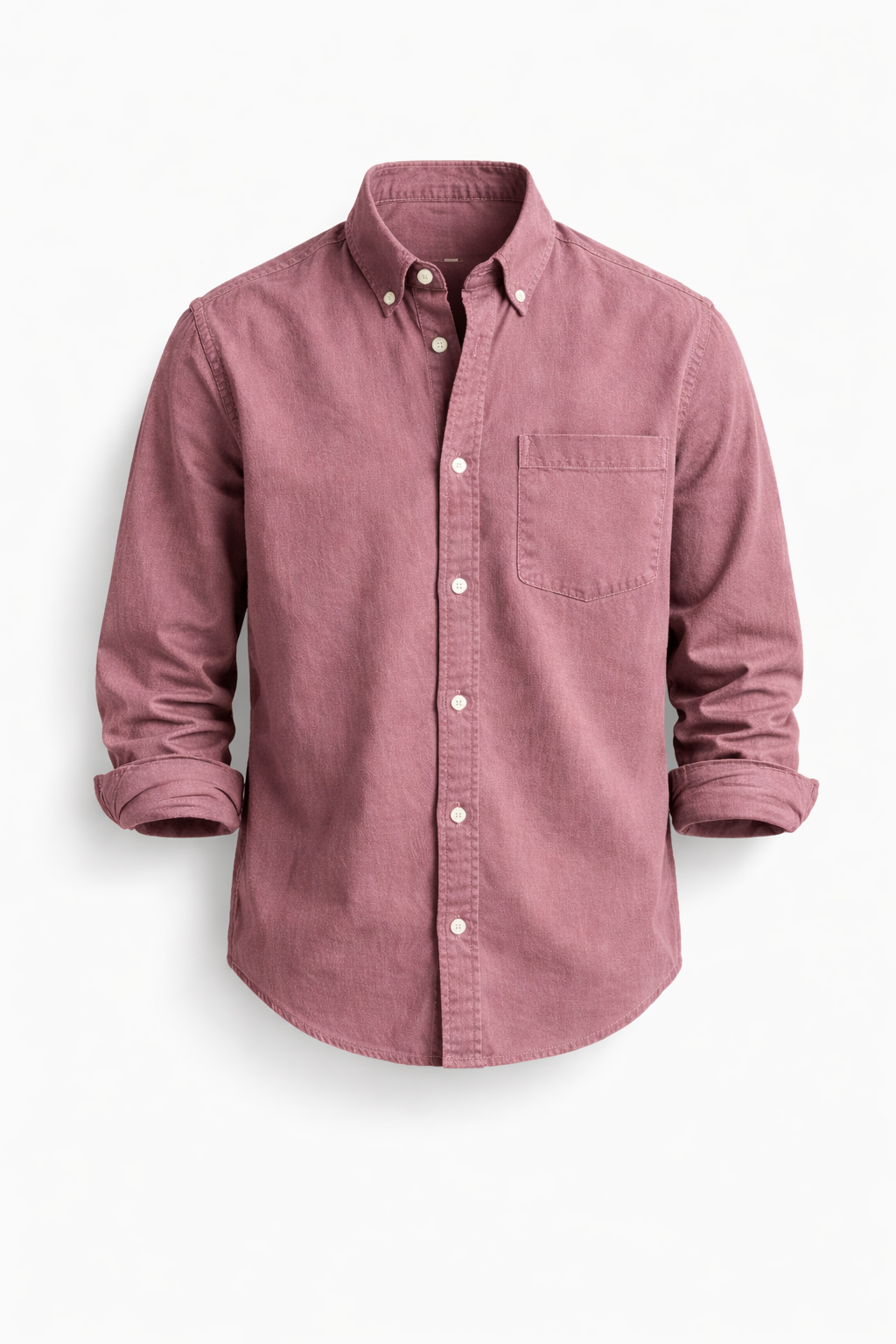 Camisa hombre de lino botones manga larga elegante