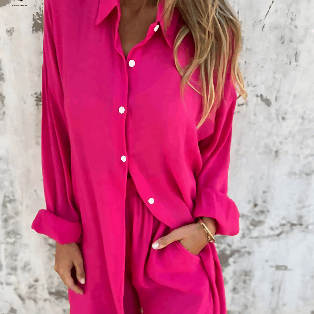 Conjunto Veraniego Mujer Blusa y Shorts Comodos