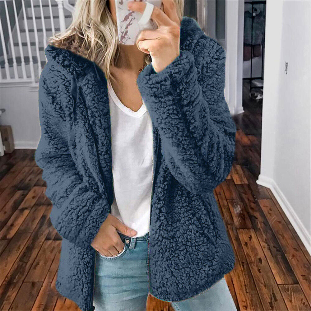 Chaqueta Mujer de Invierno con Capucha y Acolchada