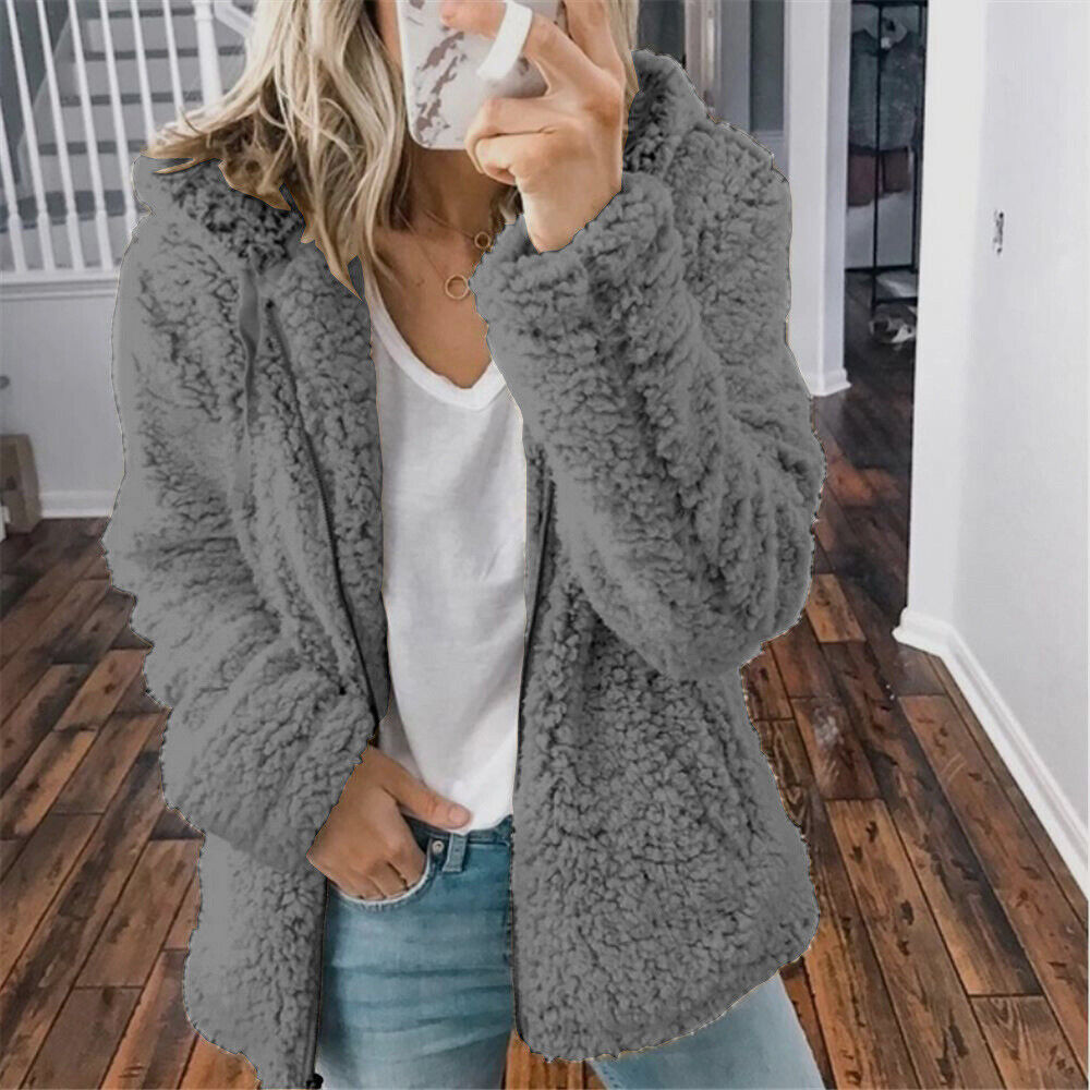 Chaqueta Mujer de Invierno con Capucha y Acolchada