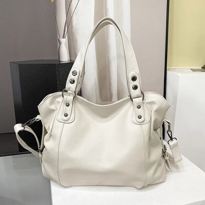 Bolso de hombro mujer piel suave gran capacidad diseño elegante