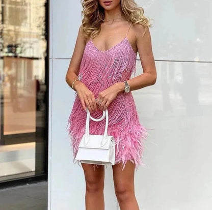 Vestido Cocktail Mujer Ajustado Elegante