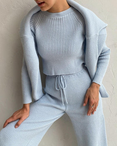 Conjunto Loungewear Mujer Algodón Suave Estilo Casual