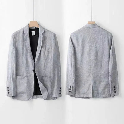 Traje Hombre de Lino Ligero Transpirable Corte Elegante