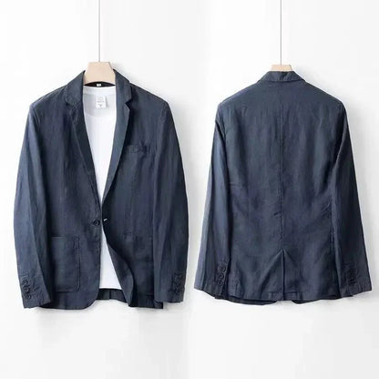 Traje Hombre de Lino Ligero Transpirable Corte Elegante
