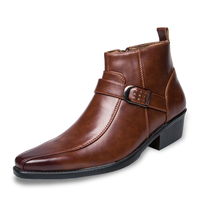 Botas Hombre Puntera Estrecha Hebilla Lateral - Mavetta