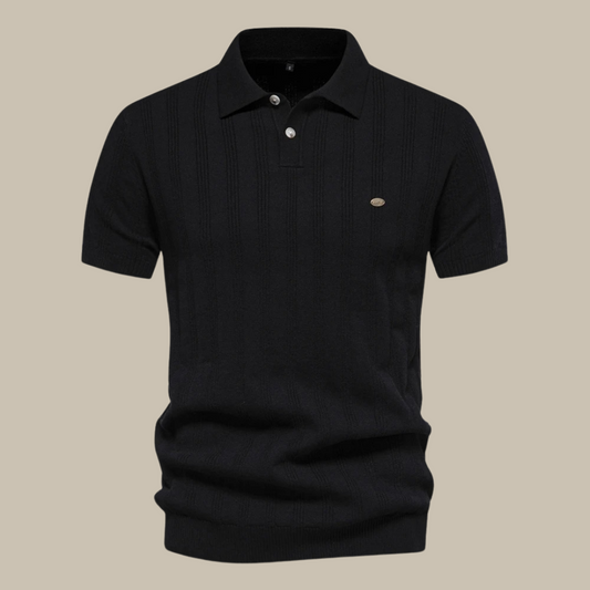 Polo hombre de manga corta con rayas verticales - Mavetta