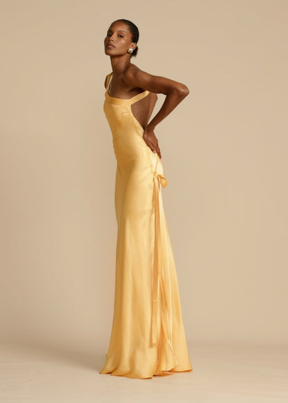 Vestido maxi mujer ligero y elegante corte fluido