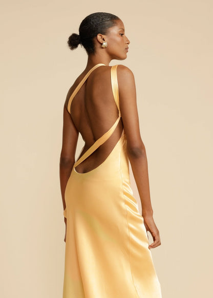 Vestido maxi mujer ligero y elegante corte fluido