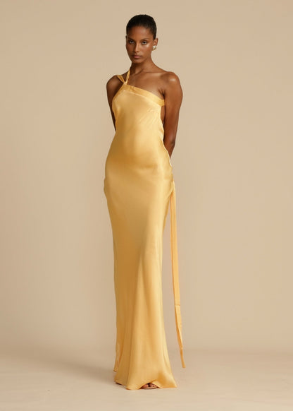 Vestido maxi mujer ligero y elegante corte fluido