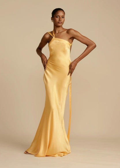 Vestido maxi mujer ligero y elegante corte fluido