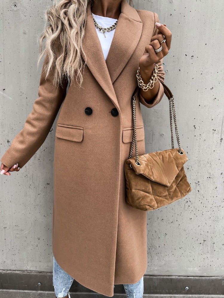 Abrigo invierno Mujer estilo elegante ajuste cómodo