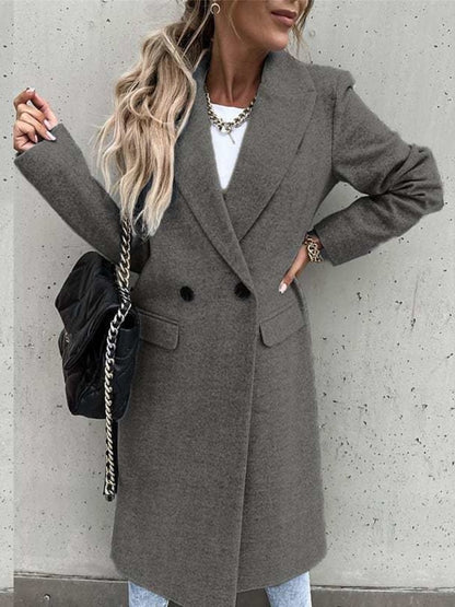 Abrigo invierno Mujer estilo elegante ajuste cómodo