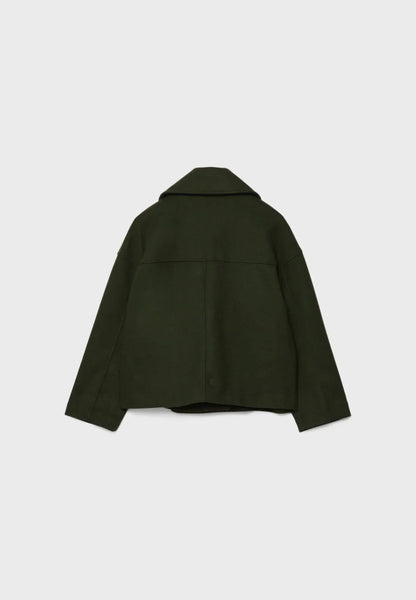 Chaqueta Cruzada Mujer con Botones Estilo Elegante