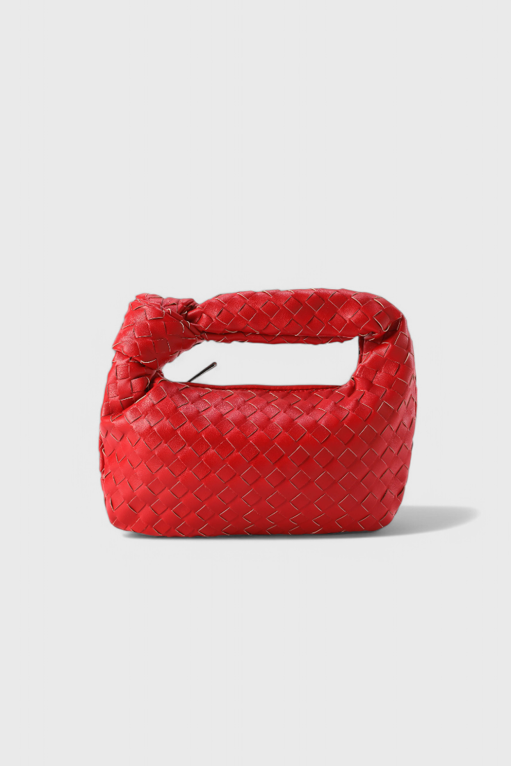 Bolso Satchel Mujer Cuero Vegano Tejido Compacto - Mavetta