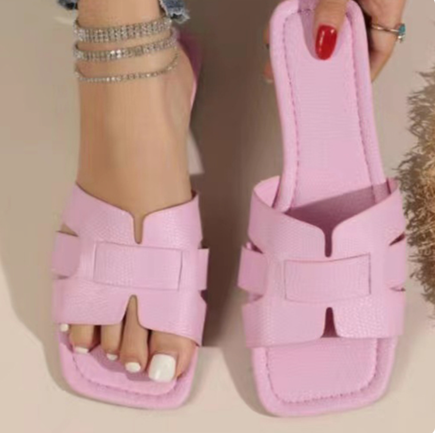 Sandalias Planas Mujer Tiras Anchas Verano