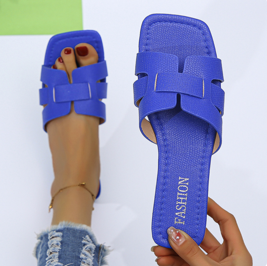 Sandalias Planas Mujer Tiras Anchas Verano