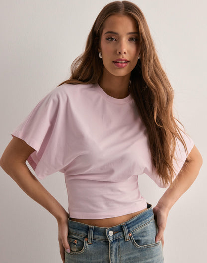 Camisa cropped mujer Algodón estilo relajado oversize
