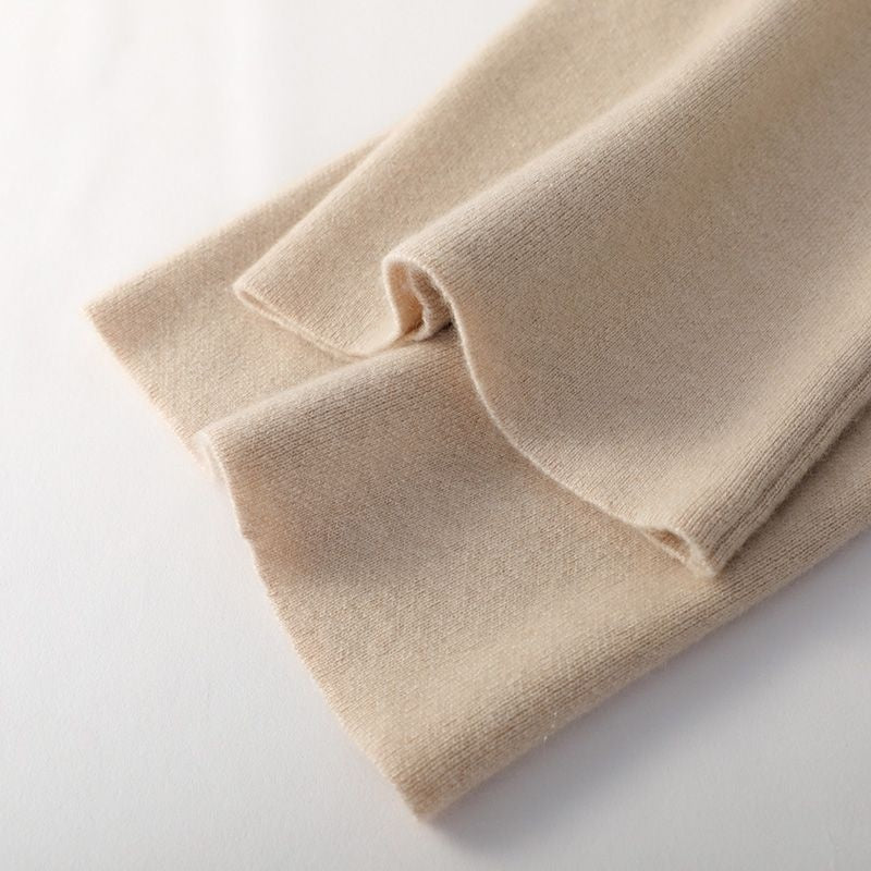 Pantalón Palazzo Mujer de Punto Cintura Elástica