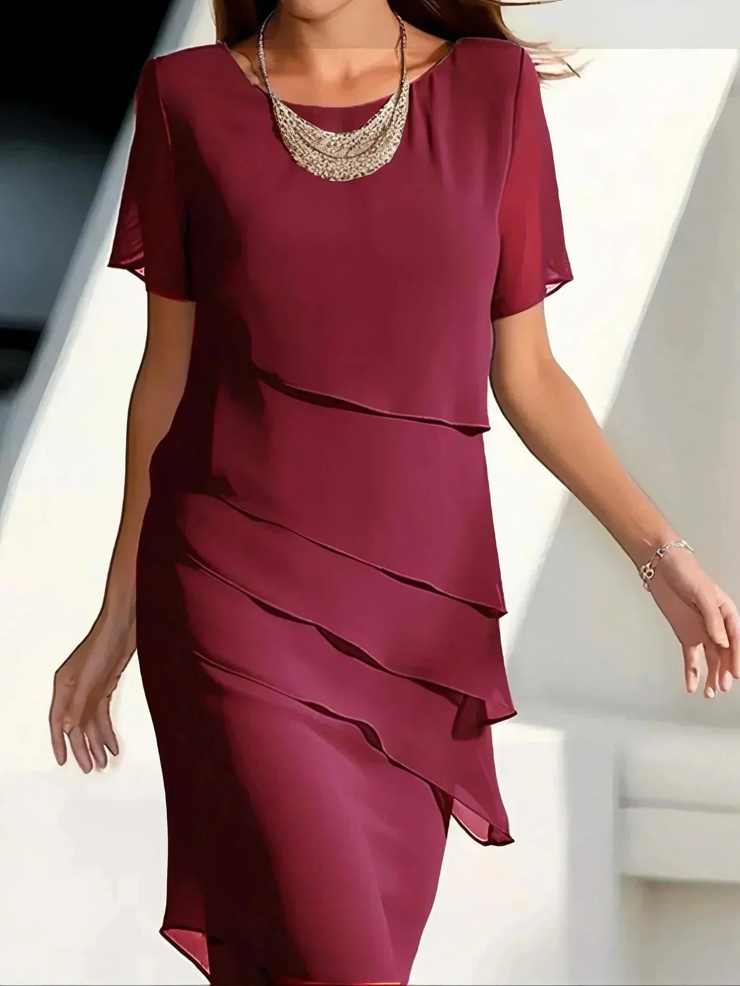 Vestido Mujer Ajustado Estilo Elegante
