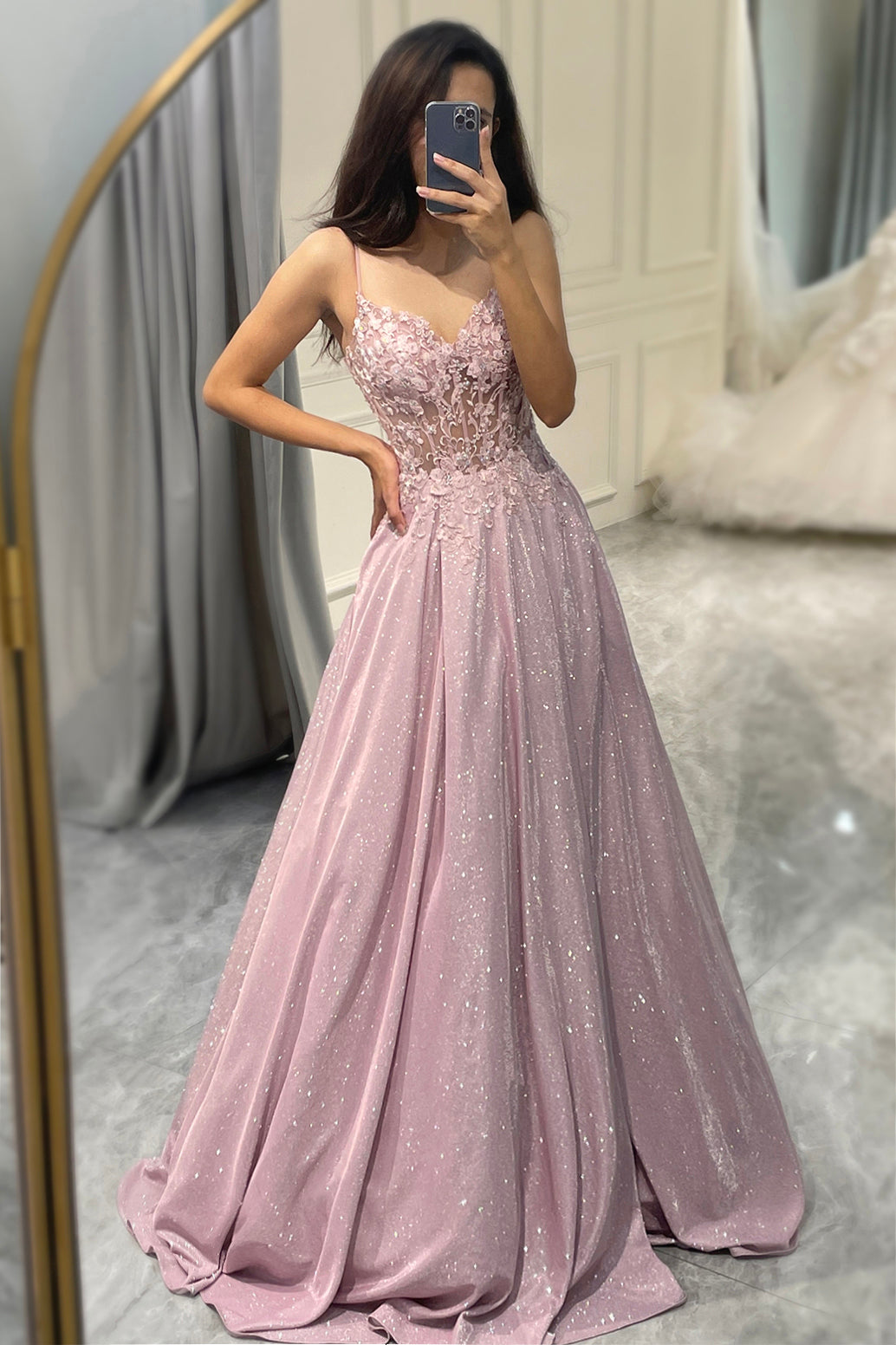 Vestido maxi mujer bordado elegante fiesta