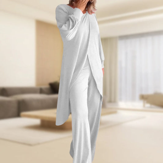 Conjunto Mujer de Dos Piezas Túnica y Pantalón Ancho - Mavetta