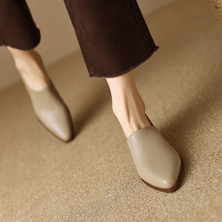 Mocasines Mujer de Piel Suave Diseño Minimalista Plano - Mavetta