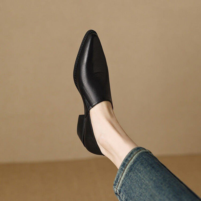 Mocasines Mujer de Piel Suave Diseño Minimalista Plano