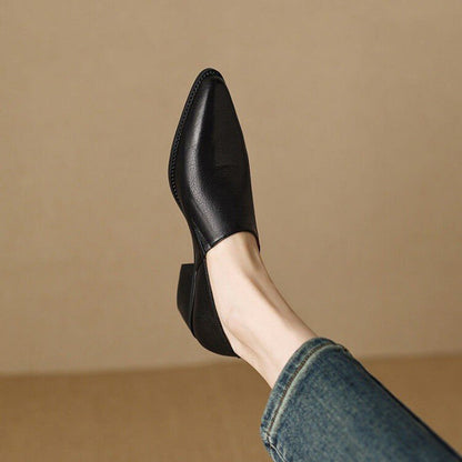 Mocasines Mujer de Piel Suave Diseño Minimalista Plano