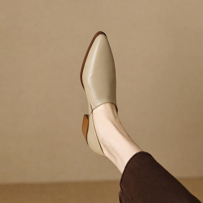 Mocasines Mujer de Piel Suave Diseño Minimalista Plano