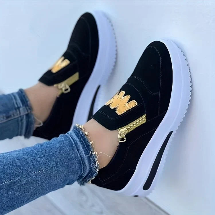 Zapatillas Mujer Comodas con Cremallera