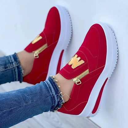 Zapatillas Mujer Comodas con Cremallera