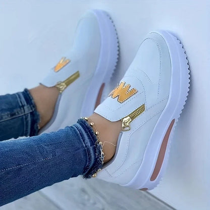 Zapatillas Mujer Comodas con Cremallera