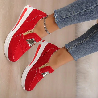 Zapatillas Mujer Comodas con Cremallera