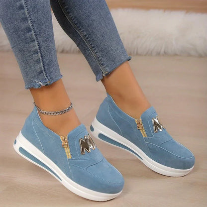 Zapatillas Mujer Comodas con Cremallera