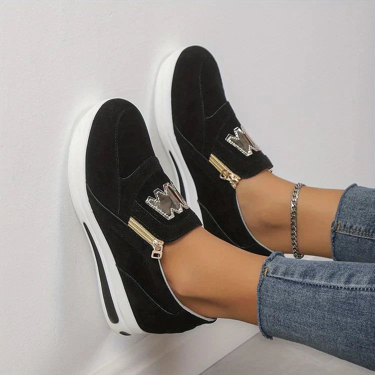 Zapatillas Mujer Comodas con Cremallera