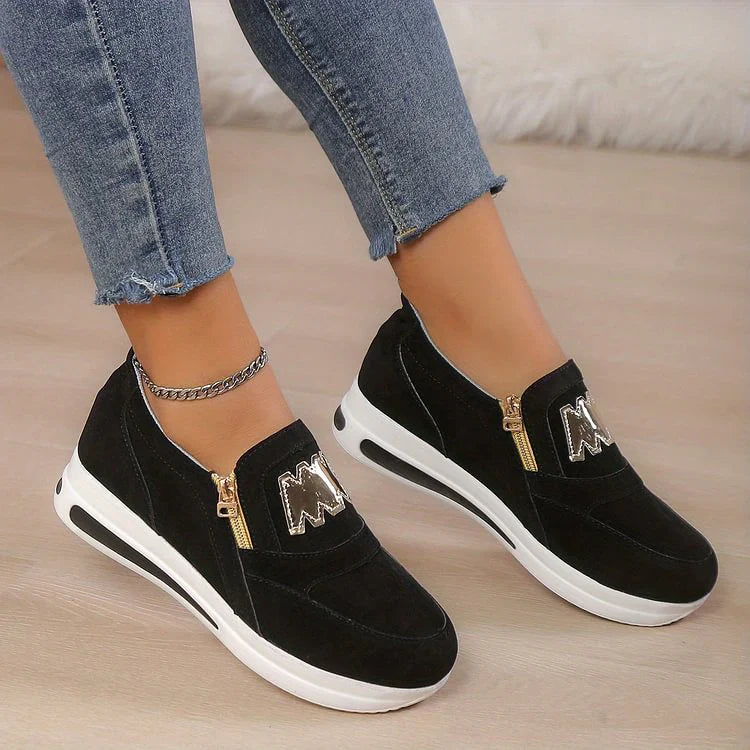 Zapatillas Mujer Comodas con Cremallera