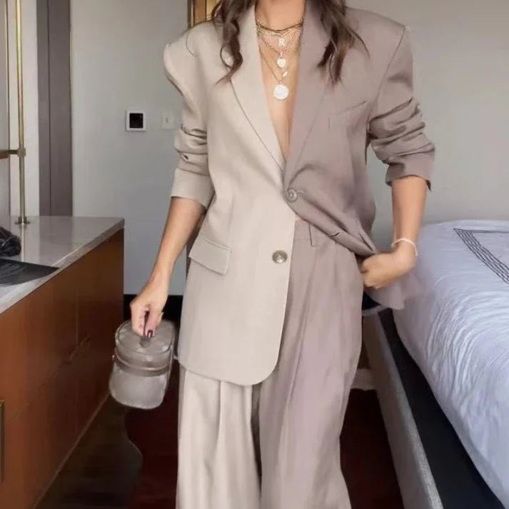 Conjunto Mujer Holgado Combinado Diseño