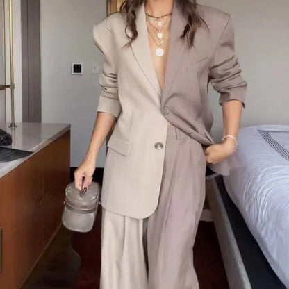 Conjunto Mujer Holgado Combinado Diseño