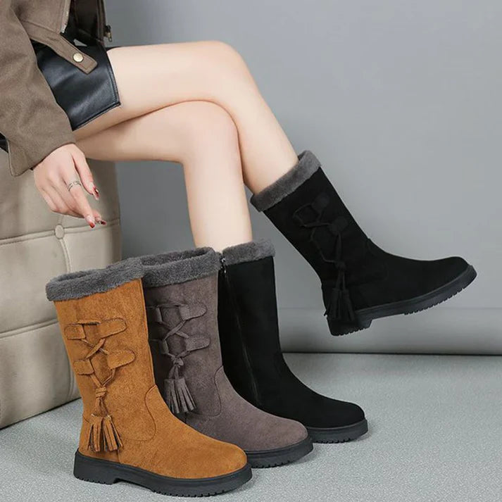 Botas Mujer Invierno Suela Gruesa Forro Calido
