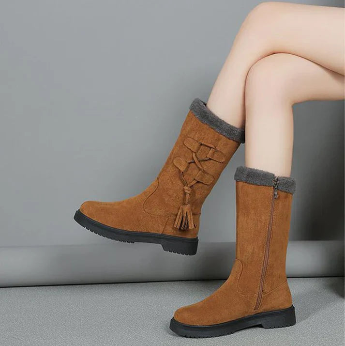 Botas Mujer Invierno Suela Gruesa Forro Calido