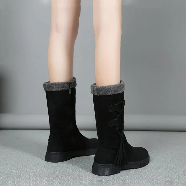 Botas Mujer Invierno Suela Gruesa Forro Calido